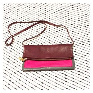 GAP Genuine leather crossbody purse / clutch